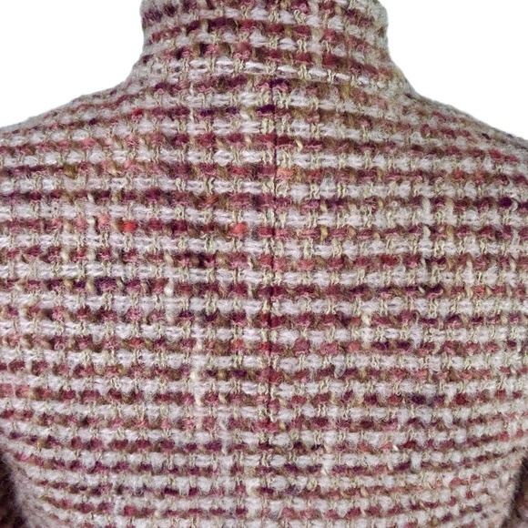TALBOTS Pink Tweed JACKET BLAZER 16 Wool Office Career Church Preppy Academia - Picture 9 of 16